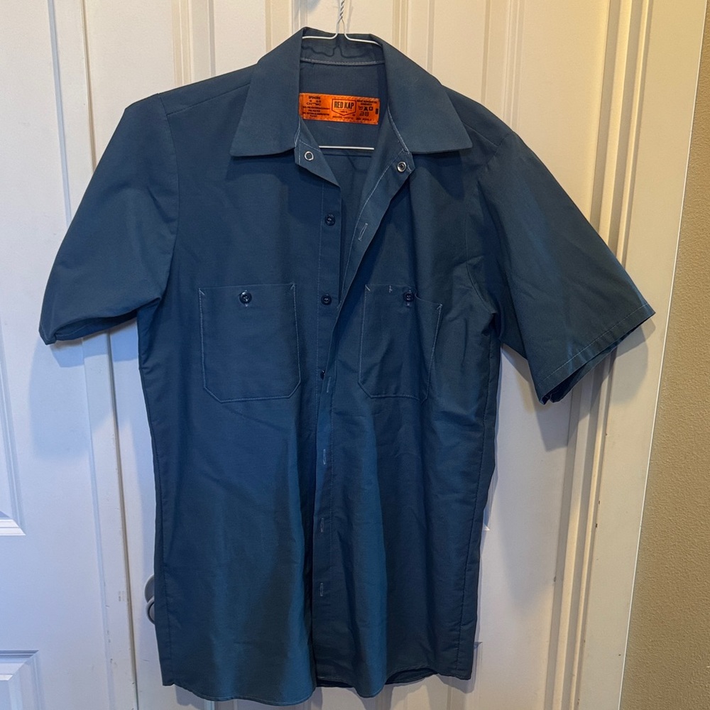 Red Kap Short Sleeve Button-Up Shirt